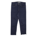 LEVI'S Womens Jeans Blue Slim Skinny Denim Raw W28 L22 Zip Cotton Blend