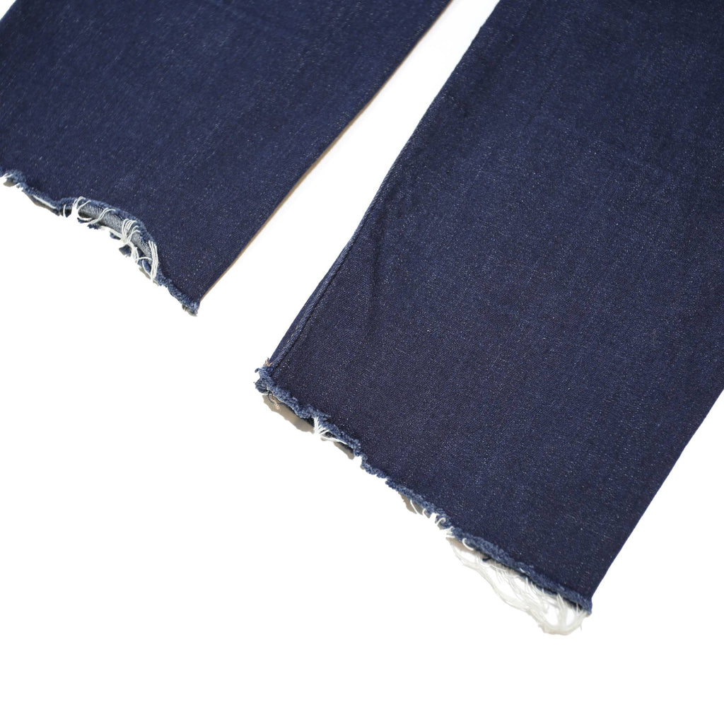 LEVI'S Womens Jeans Blue Slim Skinny Denim Raw W28 L22 Zip Cotton Blend