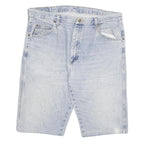 WRANGLER Mens Shorts Blue Denim Casual 2XL W36 Lightweight Relaxed Fit