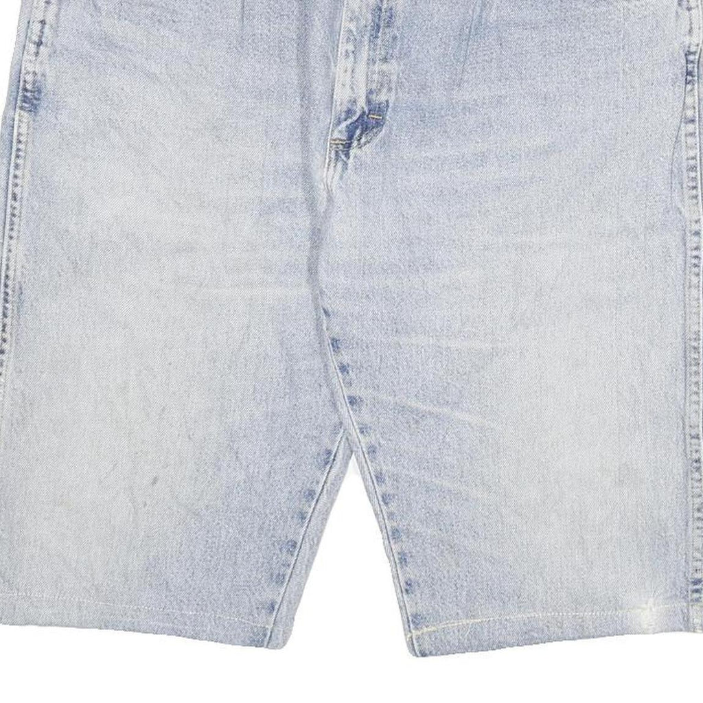 WRANGLER Mens Shorts Blue Denim Casual 2XL W36 Lightweight Relaxed Fit