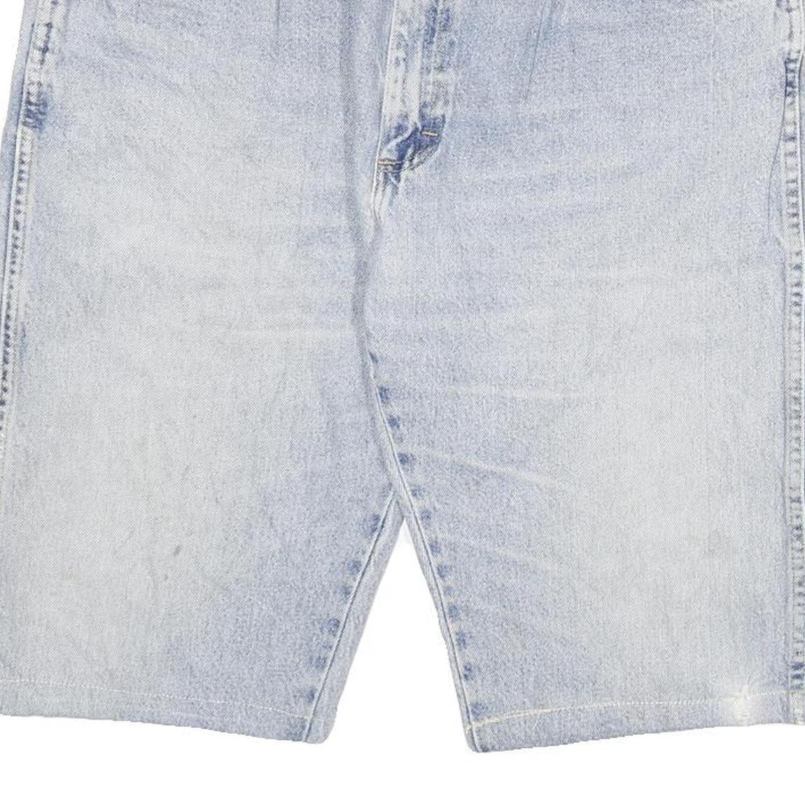 WRANGLER Mens Shorts Blue Denim Casual 2XL W36 Lightweight Relaxed Fit