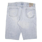 WRANGLER Mens Shorts Blue Denim Casual 2XL W36 Lightweight Relaxed Fit