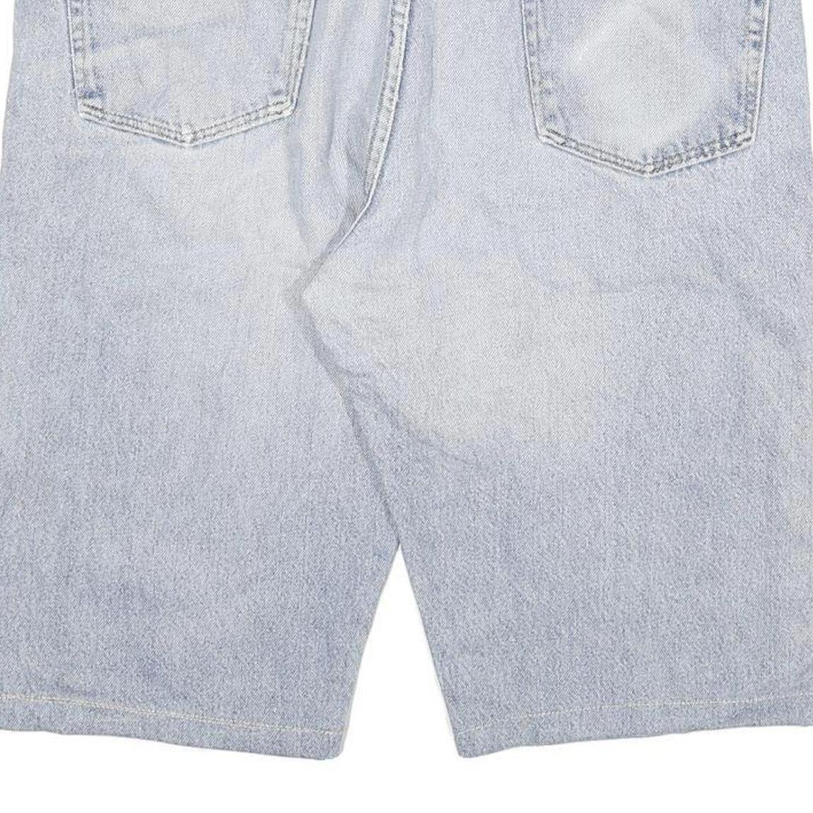 WRANGLER Mens Shorts Blue Denim Casual 2XL W36 Lightweight Relaxed Fit