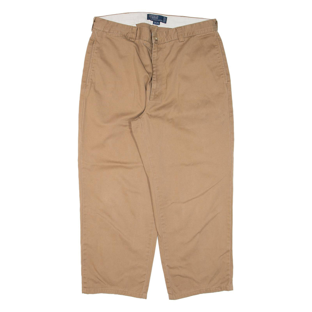 POLO RALPH LAUREN Philip Chino Mens Trousers Brown Regular Straight W35 L24
