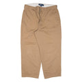 POLO RALPH LAUREN Philip Chino Mens Trousers Brown Regular Straight W35 L24