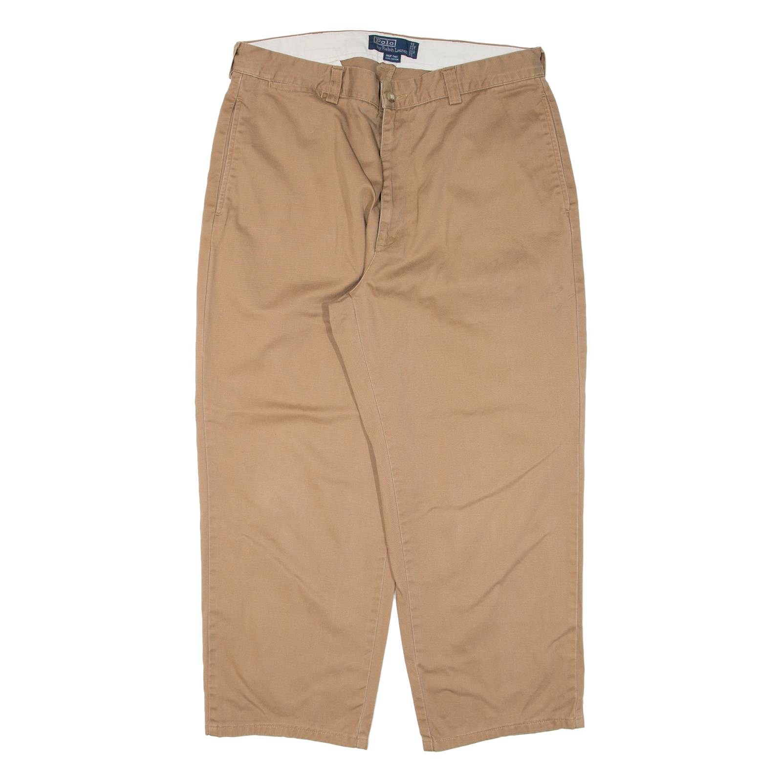 POLO RALPH LAUREN Philip Chino Mens Trousers Brown Regular Straight W35 L24