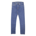 LEVI'S 510 Mens Jeans Blue Slim Skinny Denim Medium W30 L29 Stretch Zip Fly