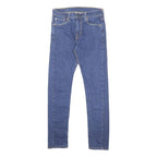 LEVI'S 510 Mens Jeans Blue Slim Skinny Denim Medium W30 L29 Stretch Zip Fly