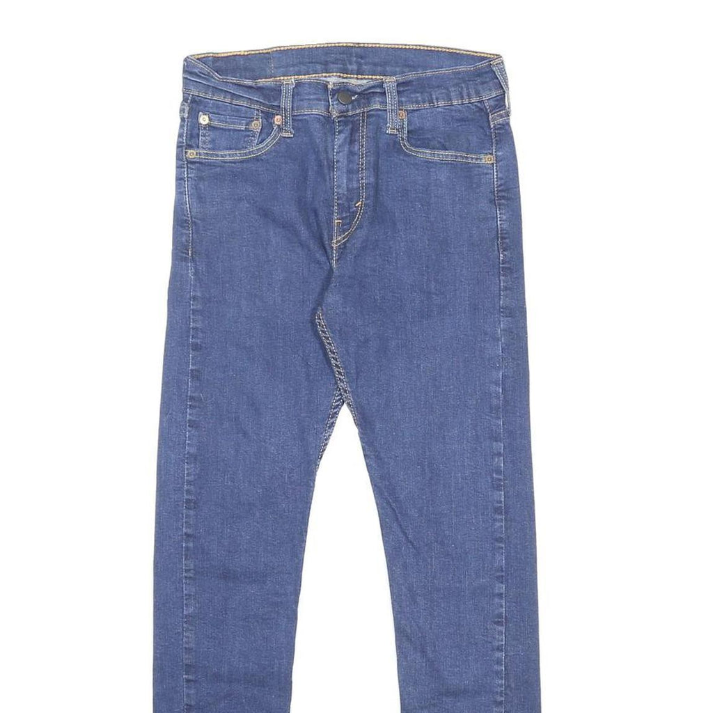 LEVI'S 510 Mens Jeans Blue Slim Skinny Denim Medium W30 L29 Stretch Zip Fly