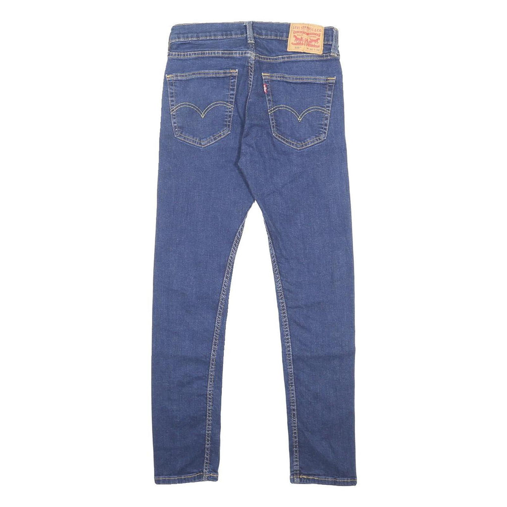 LEVI'S 510 Mens Jeans Blue Slim Skinny Denim Medium W30 L29 Stretch Zip Fly