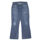 GUESS JEANS Womens Jeans Blue Regular Bootcut Stone Wash W31 L28