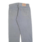 LEVI'S 501 Mens Regular Fit Straight Denim Light W36 L30 Classic Button Fly