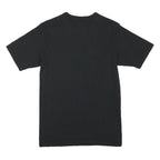 CHAMPION Mens Black Graphic T-Shirt S Short Sleeve Crew Neck Cotton Blend