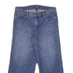 LAUREN RALPH LAUREN Womens Jeans Blue Relaxed Wide-Leg Denim Medium W28 L22