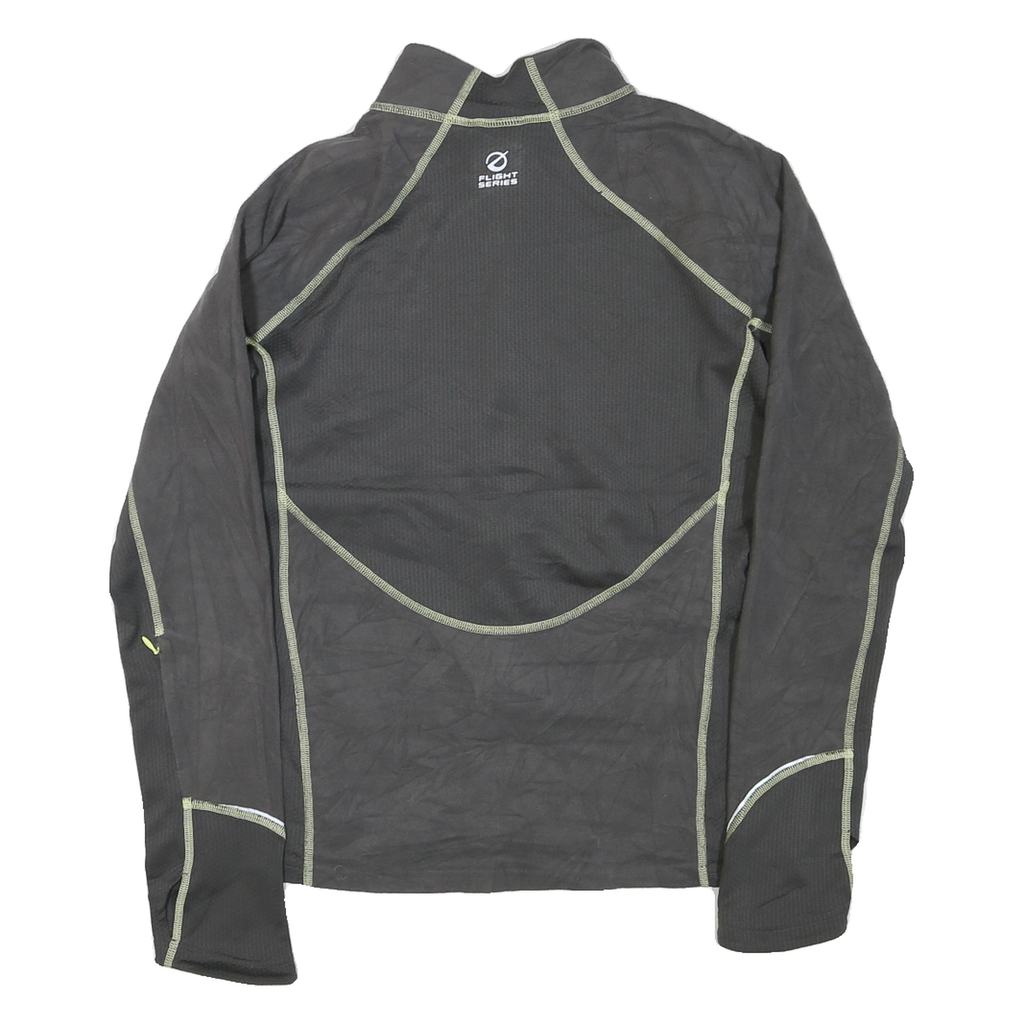 THE NORTH FACE Womens Black Jacket M Polyester Blend Flight Series Zip Athletic