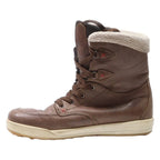 LOWA Lace-Up Boots Brown Leather Womens UK 5.5