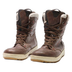 LOWA Lace-Up Boots Brown Leather Womens UK 5.5