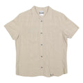 JACK WOLFSKIN Womens Beige Travel Shirt L Lightweight Cotton Blend Summer