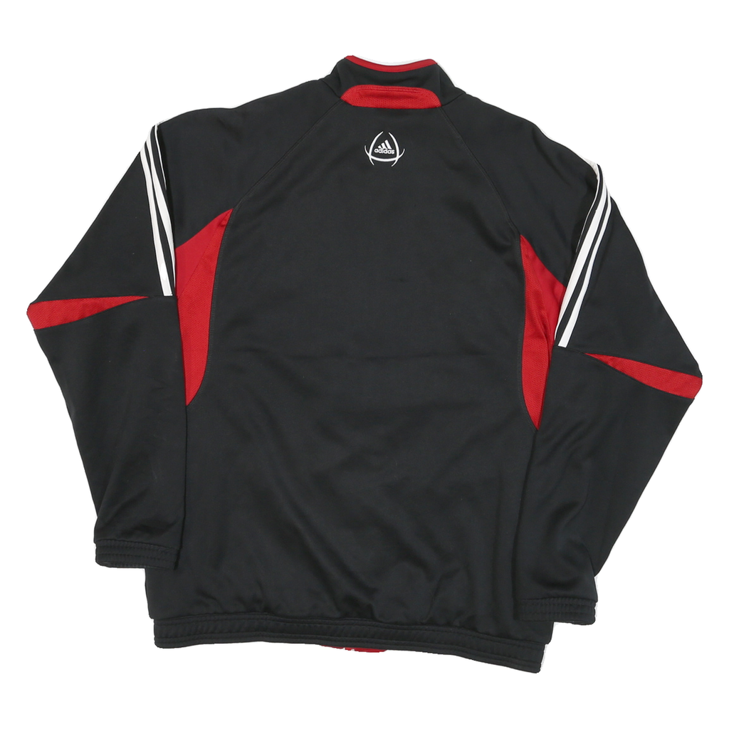 ADIDAS Mens Red & Black Nebraska-Omaha Maverick Wrestling Track Jacket M