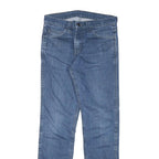 LEVI'S Mens Blue Cotton Blend Regular Straight Denim W28 L30 Classic Jeans