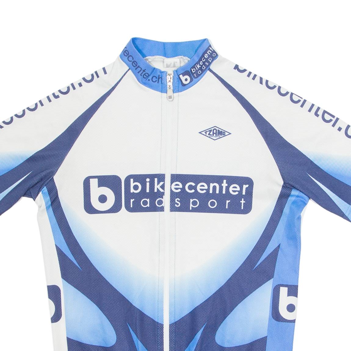 TZAMO Cycling Mens Jersey Blue 1/4 Zip S