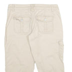 MAURICES Womens Shorts Beige Casual Cargo L W34 Pocket Detail Cotton Blend