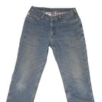 CARHARTT Mens Regular Fit Blue Denim Jeans W30 L30 Classic Zip Closure Casual