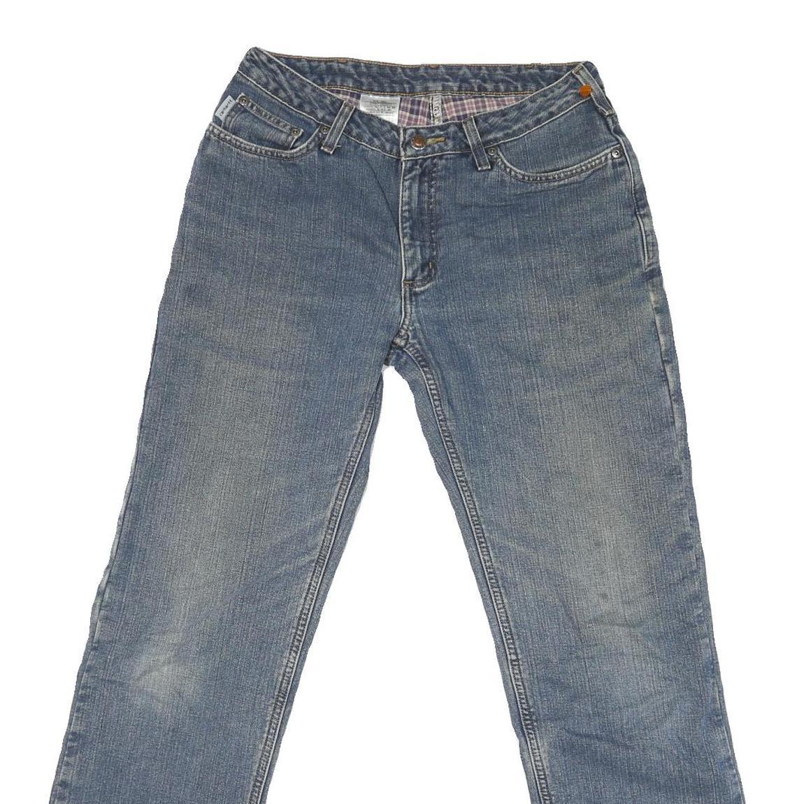 CARHARTT Mens Regular Fit Blue Denim Jeans W30 L30 Classic Zip Closure Casual