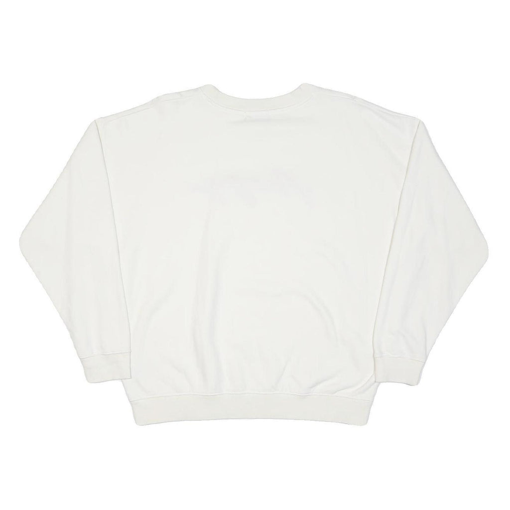 FRENCH DISORDER Mens White Red Amazing Crew Neck S Cotton Sweatshirt Casual
