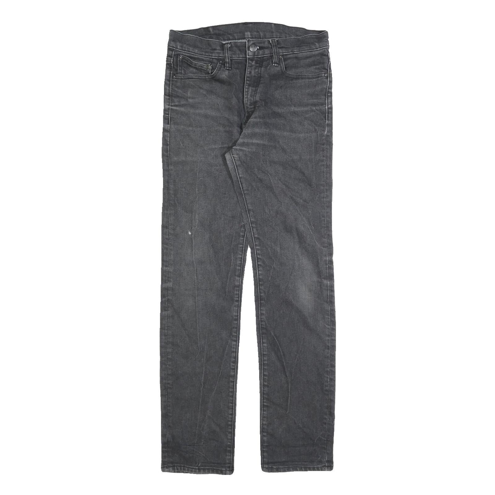 CARHARTT Mens Slim Black Jeans Denim W31 L32 Zip Classic Fit Casual Streetwear