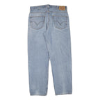 LEVI'S 550 Straight Mens Jeans Blue Regular Straight Denim Medium W38 L32