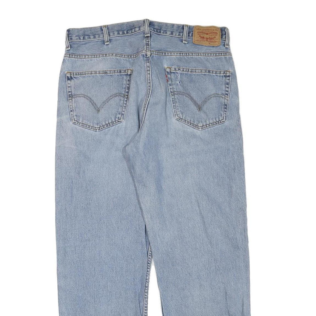 LEVI'S 550 Straight Mens Jeans Blue Regular Straight Denim Medium W38 L32