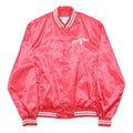 AVON Mens Red Nylon Varsity Jacket XL Satin Button Catch The Spirit Team