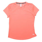 UNDER ARMOUR Womens Coral Running T-Shirt S Short Sleeve Crew Neck Performance