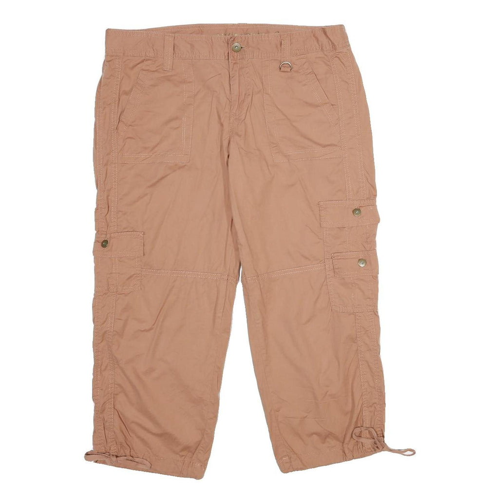 APT 9 Womens Shorts Beige Cargo UK 14 W36 Cotton Blend Practical Comfort