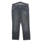 DICKIES Mens Jeans Blue Regular Straight Denim Medium W40 L32 Classic Zip Cotton