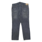 DICKIES Mens Jeans Blue Regular Straight Denim Medium W40 L32 Classic Zip Cotton
