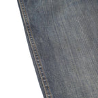 DICKIES Mens Jeans Blue Regular Straight Denim Medium W40 L32 Classic Zip Cotton