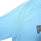 PUMA Mens Blue Full Zip Hoodie L Cotton Blend Casual Sportswear