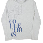 ANTONY MORATO Womens Grey Hooded Pullover Hoodie S Cotton Blend Casual Fit