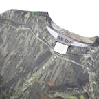 JERZEES Mens Grey Camo Crew Neck XL Cotton Blend Sweatshirt Casual Outdoor