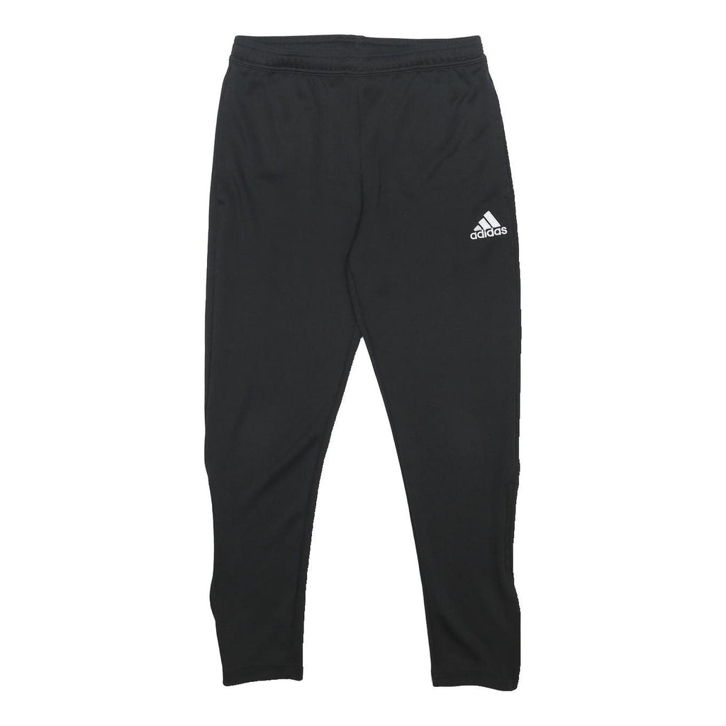 ADIDAS Mens Joggers Black Slim Tapered M W28 L27 Polyester Sports Track Pants