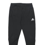 ADIDAS Mens Joggers Black Slim Tapered M W28 L27 Polyester Sports Track Pants