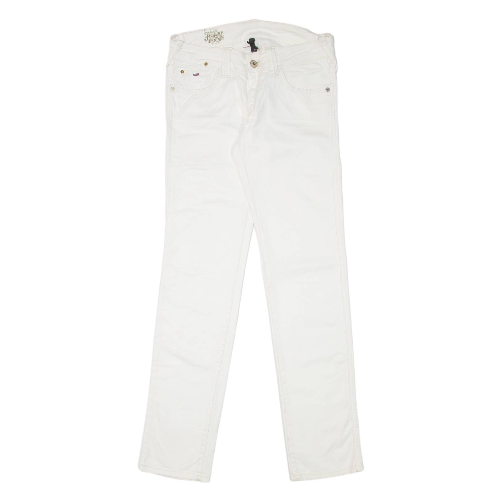 TOMMY HILFIGER Sophie Womens Jeans White Slim Straight W26 L32