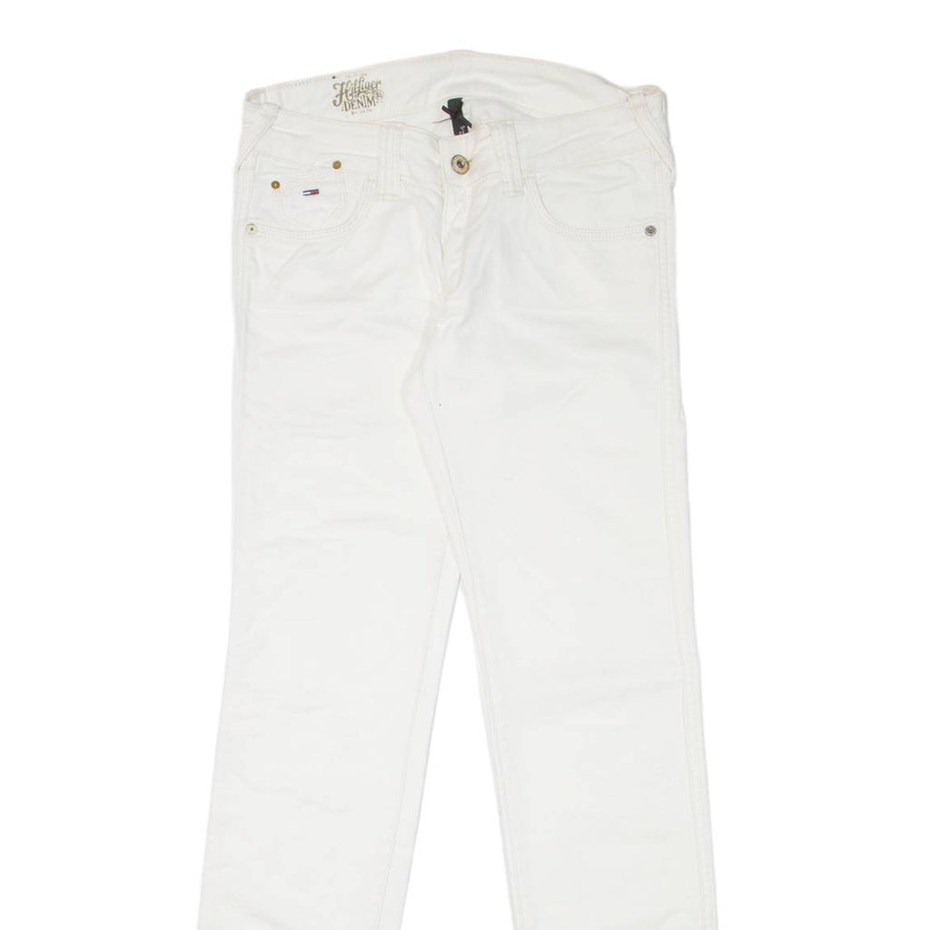 TOMMY HILFIGER Sophie Womens Jeans White Slim Straight W26 L32