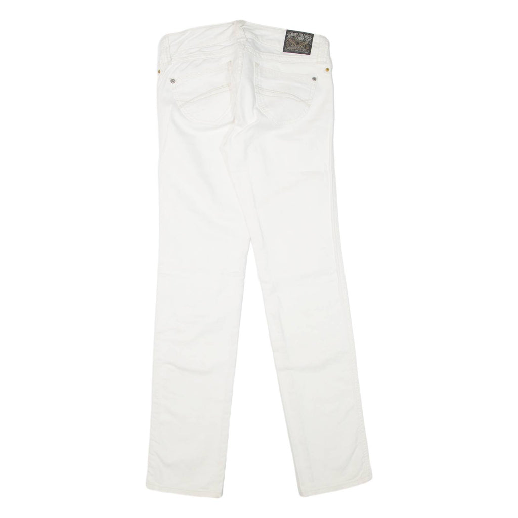 TOMMY HILFIGER Sophie Womens Jeans White Slim Straight W26 L32