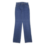 WRANGLER Womens Jeans Blue Slim Straight Denim W26 L31 Classic Cotton Zip