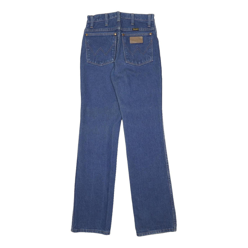 WRANGLER Womens Jeans Blue Slim Straight Denim W26 L31 Classic Cotton Zip