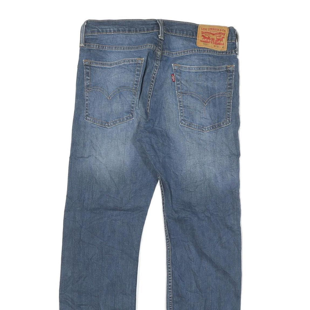 LEVI'S Mens Slim Blue Denim Light Wash Jeans W30 L28 Classic Zip Pocket