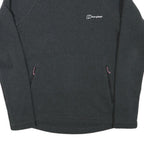 BERGHAUS Womens Black Plain Funnel Neck Basic Knit Jumper S Outdoor Hiking